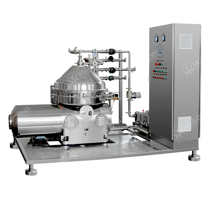 Mineral oil disc centrifuge